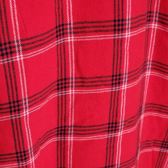 Lucky Brand Red Plaid Button-Up Jacket - Picture 3 of 5
